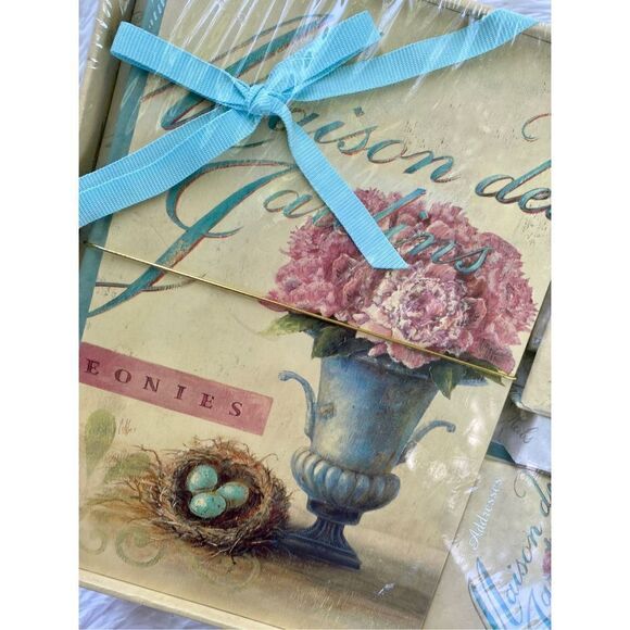 NWT Shabby Chic Floral Vintage 5 Pc Journal Boxed Gift Set - Picture 4 of 10